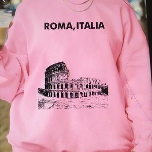 New Roma Print Sweatshirt